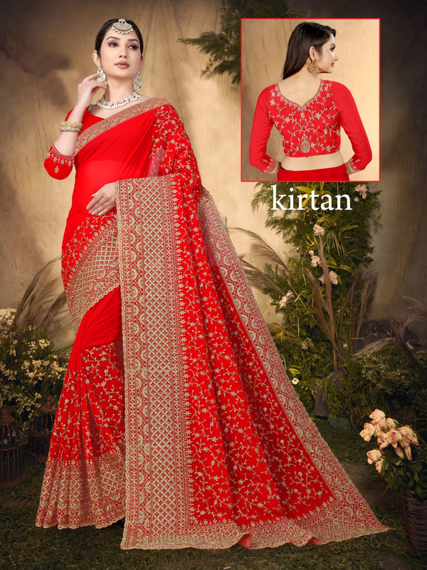 Kirtan bridal saree